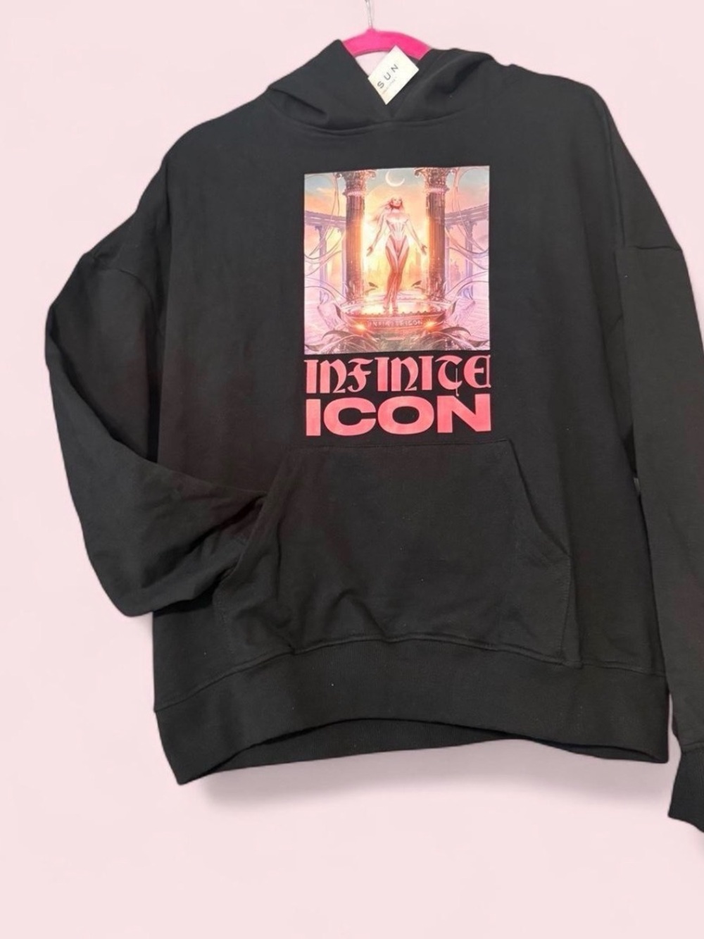 Paris Hilton tour Hoodie small black Pink Infinite Icon iconic PacSun that’s hot